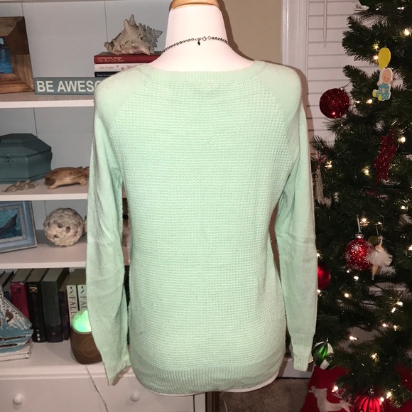 Beautiful mint Jcrew sweater - Picture 2 of 3